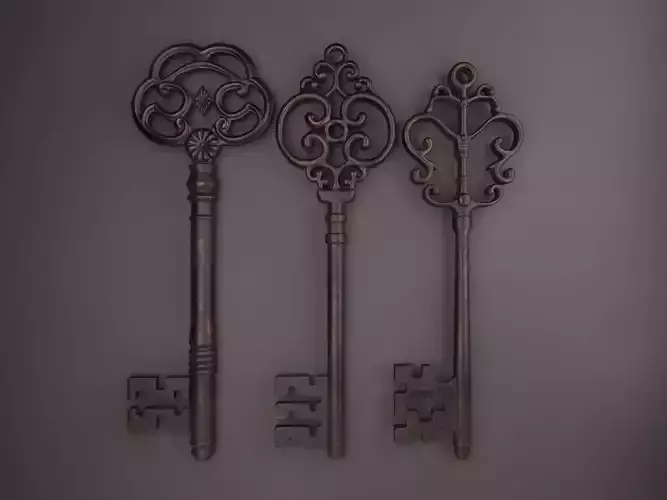 Skeleton keys 3pcs