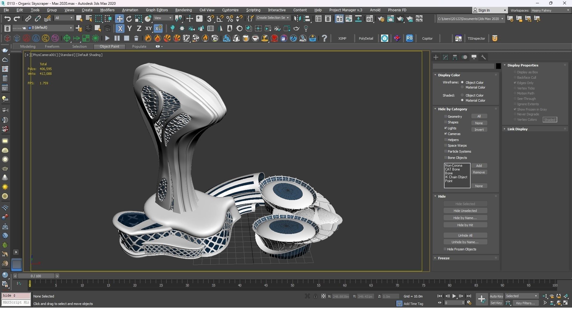 0113 - Organic Skyscraper 3D model_20