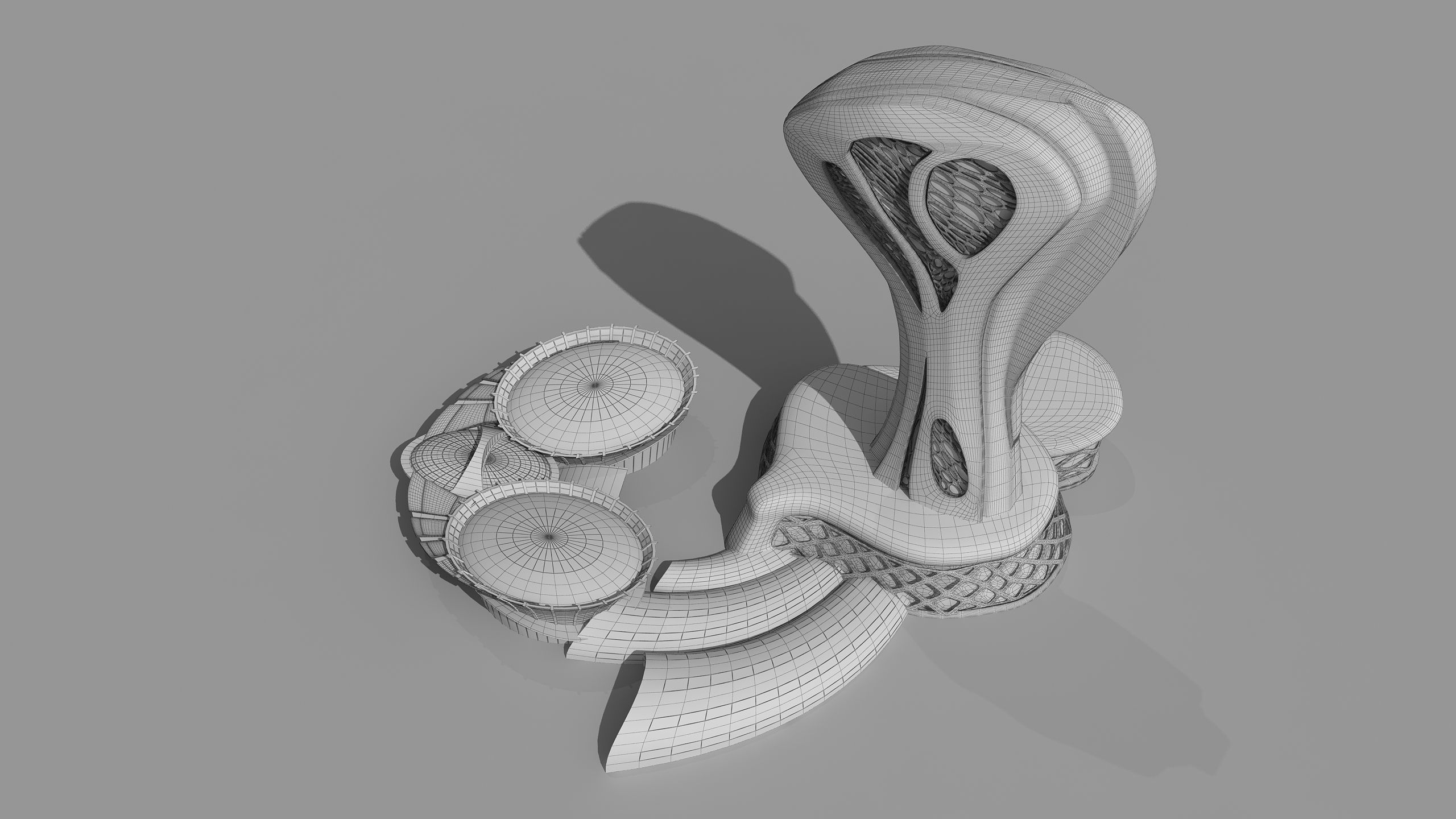 0113 - Organic Skyscraper 3D model_11