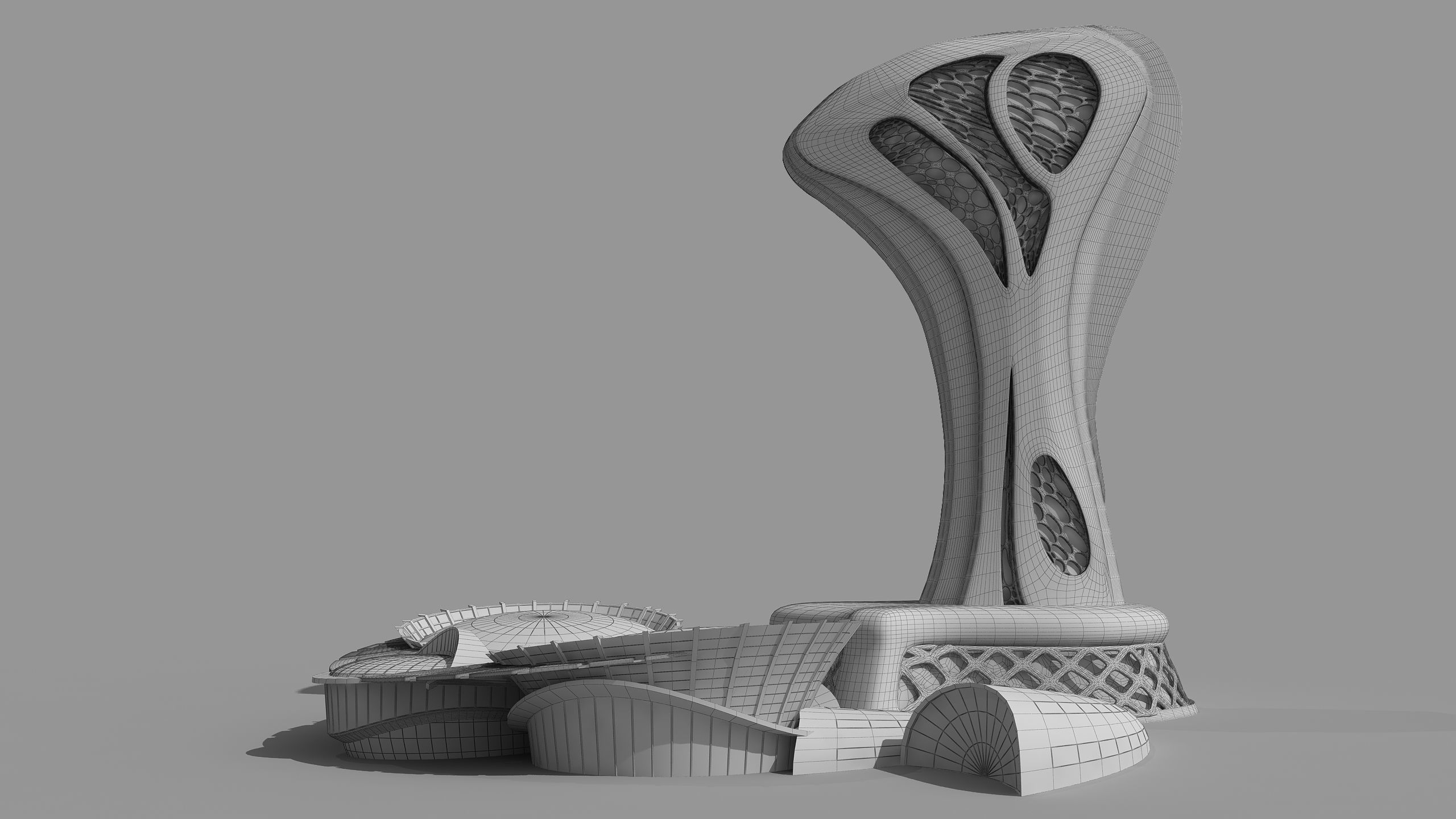 0113 - Organic Skyscraper 3D model_19