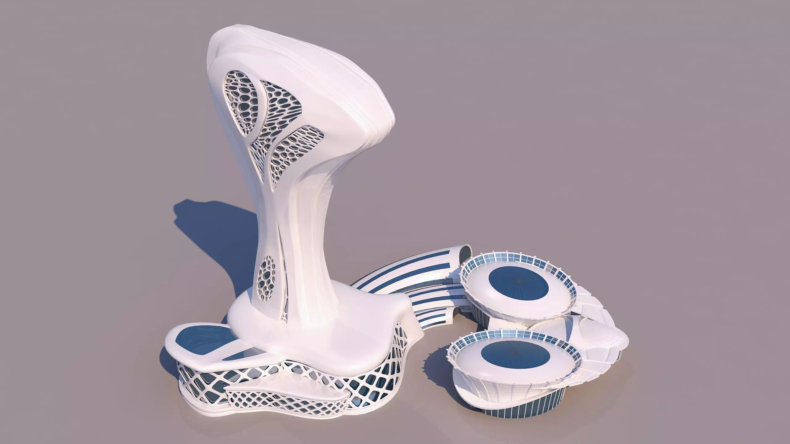 0113 - Organic Skyscraper 3D model_0