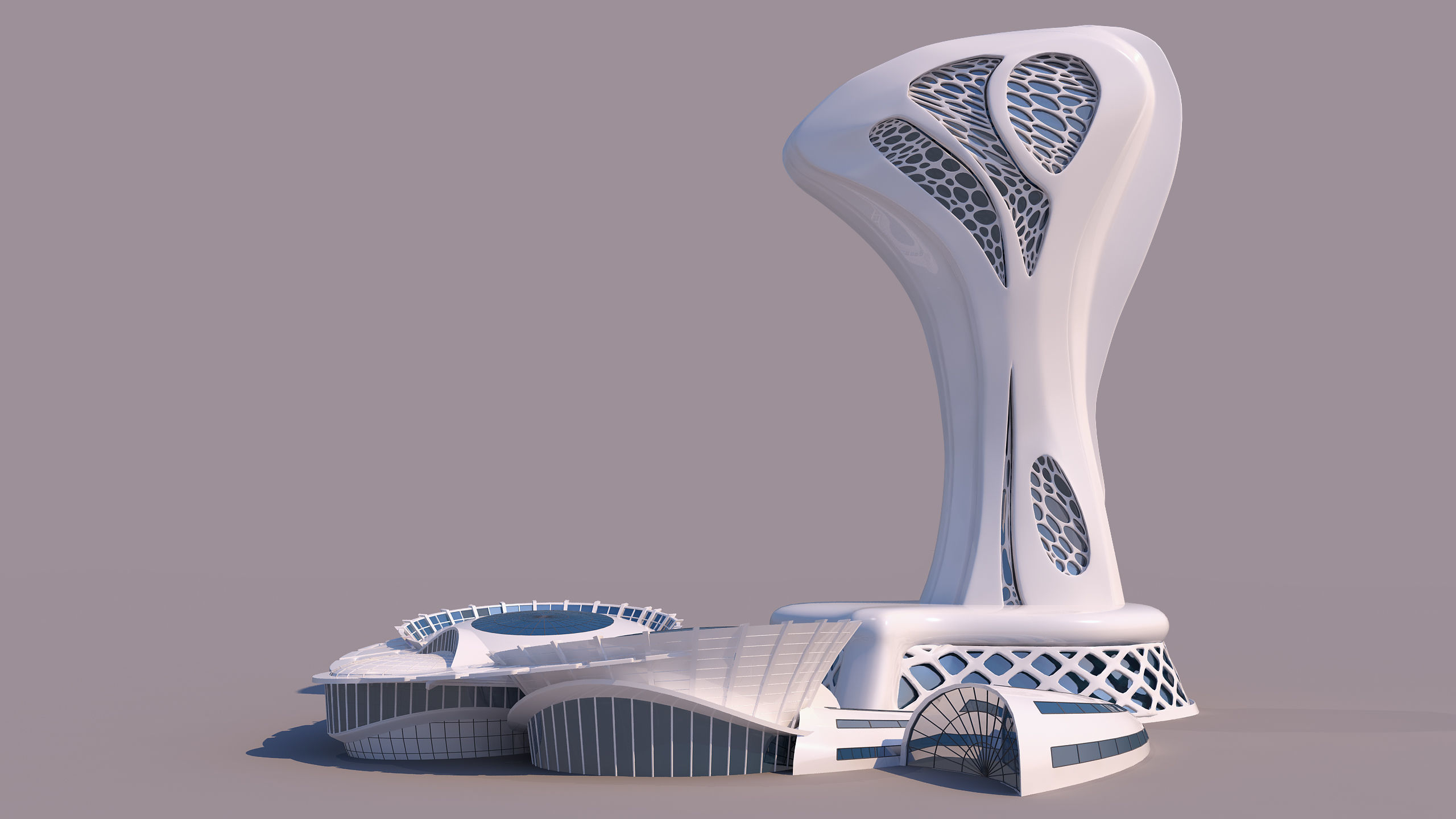 0113 - Organic Skyscraper 3D model_9