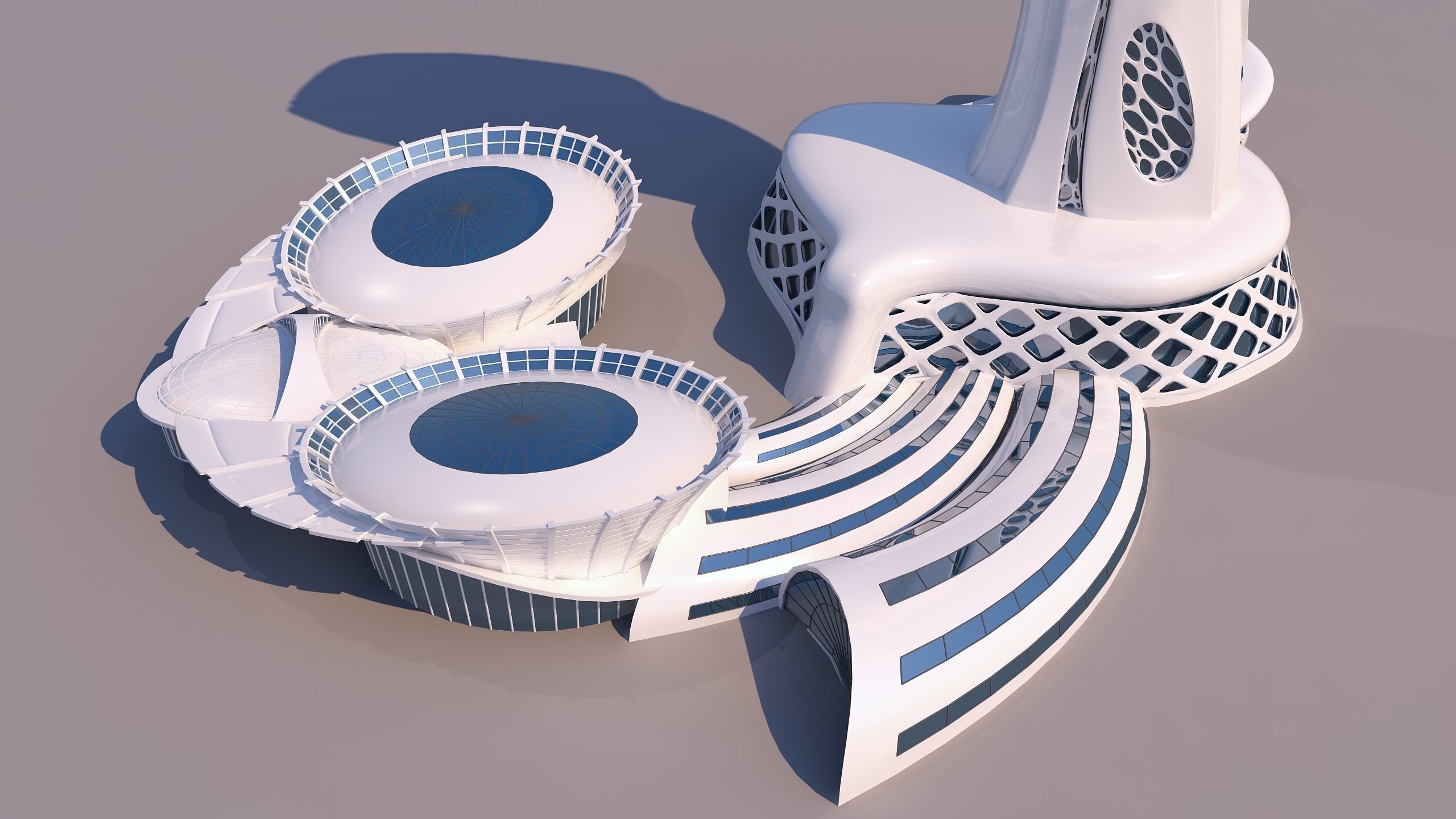 0113 - Organic Skyscraper 3D model_3