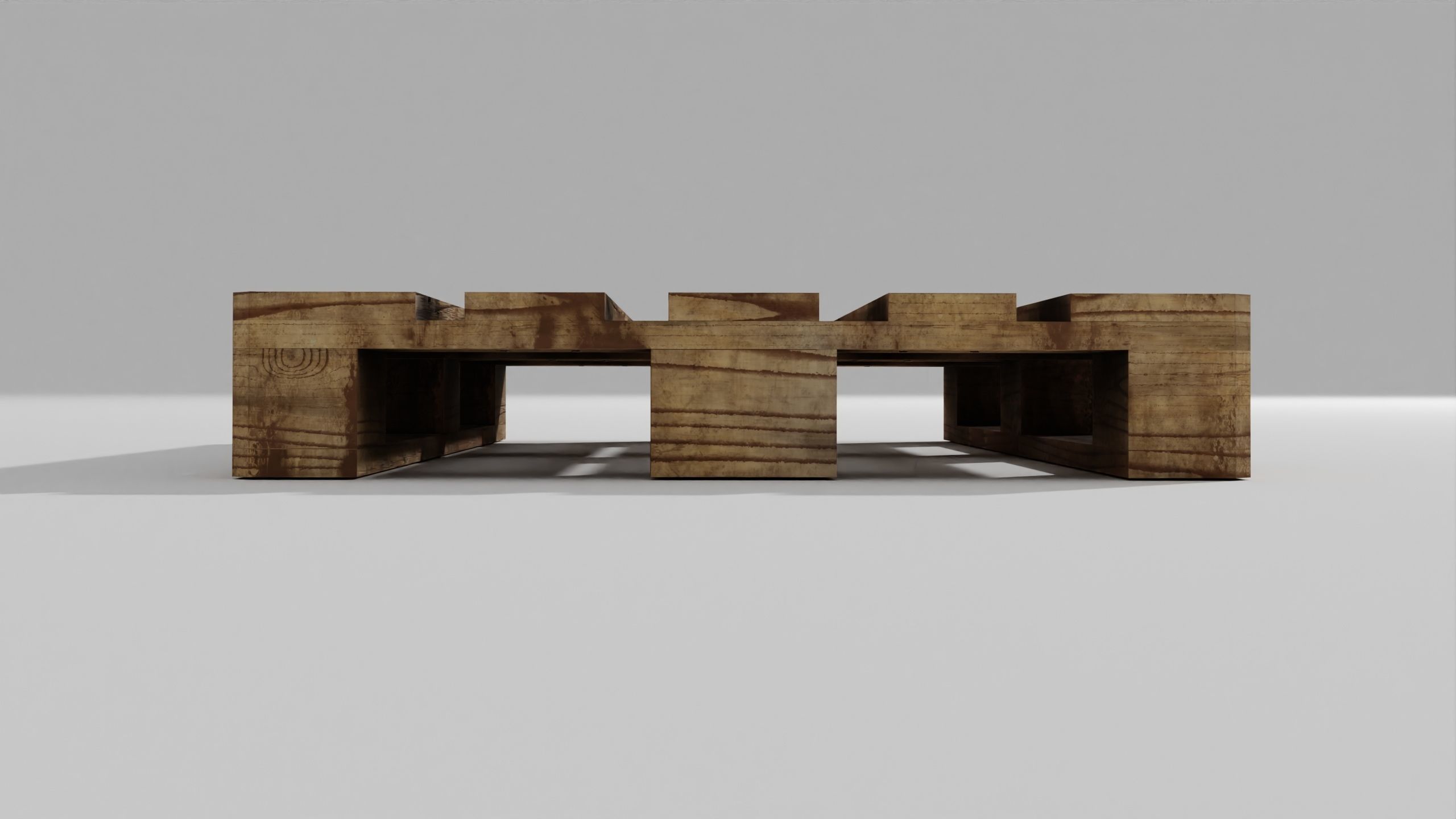 Wooden pallet 02 3D model_22