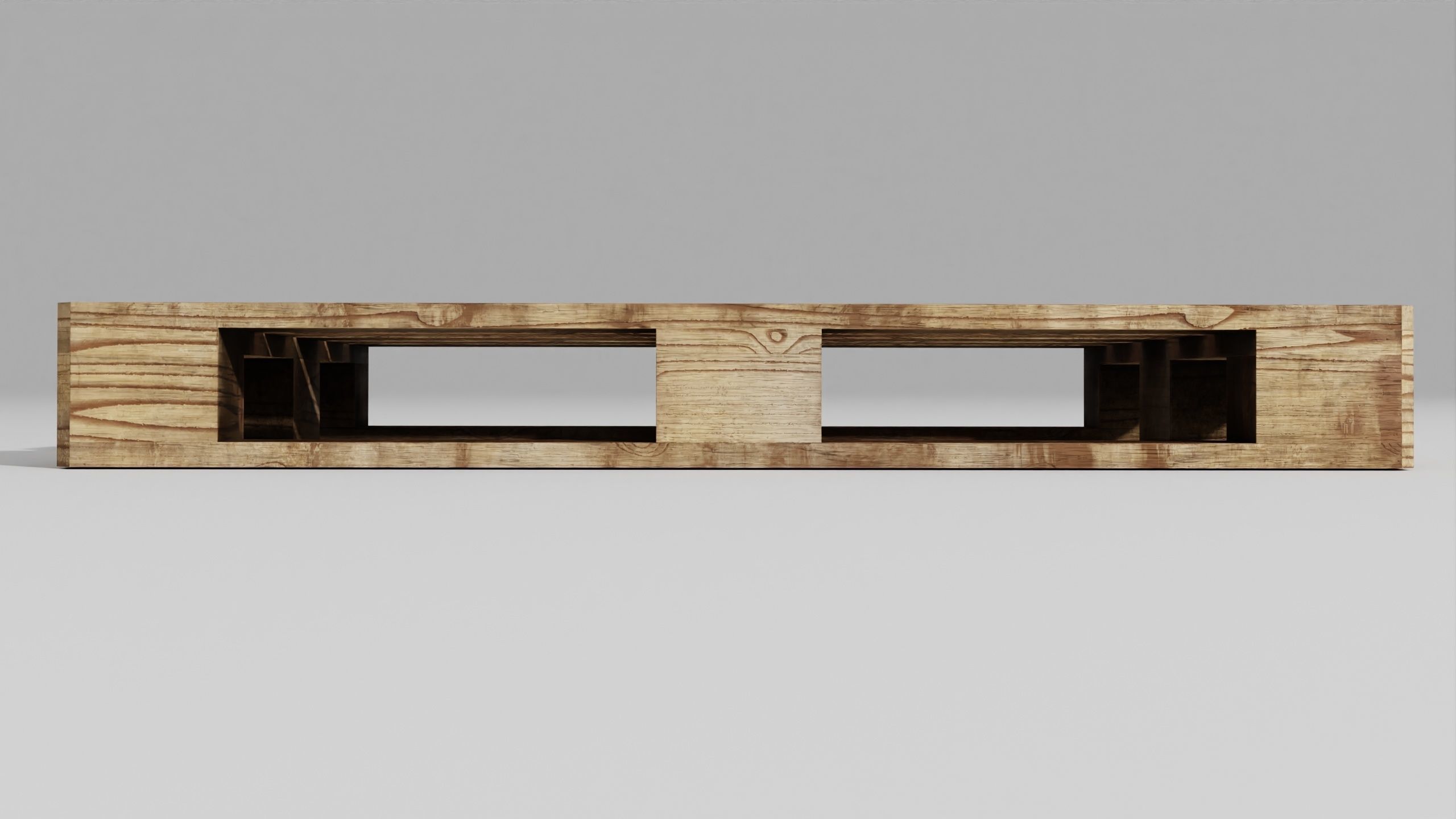 Wooden pallet 02 3D model_16