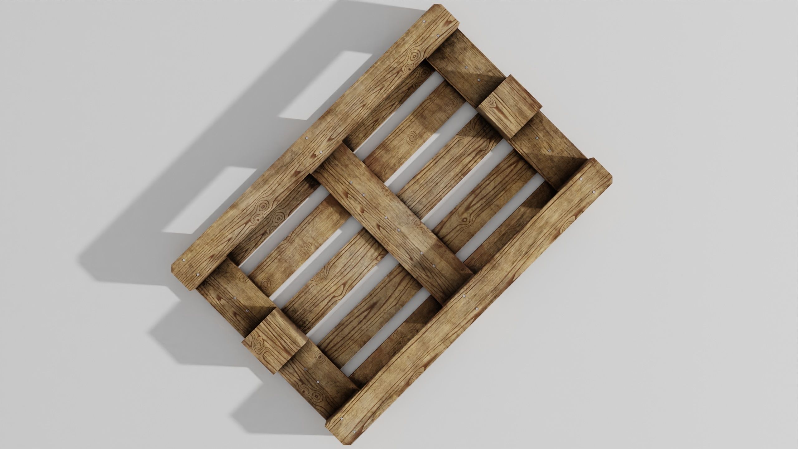Wooden pallet 02 3D model_31