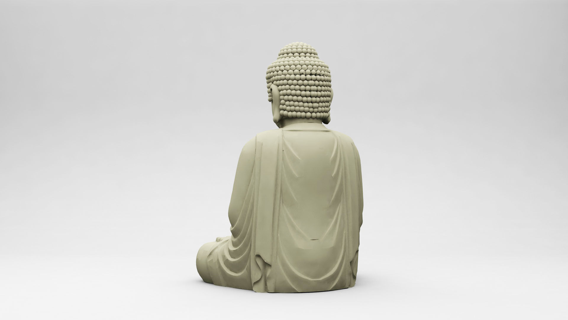 Buddha Statue 3D model_6