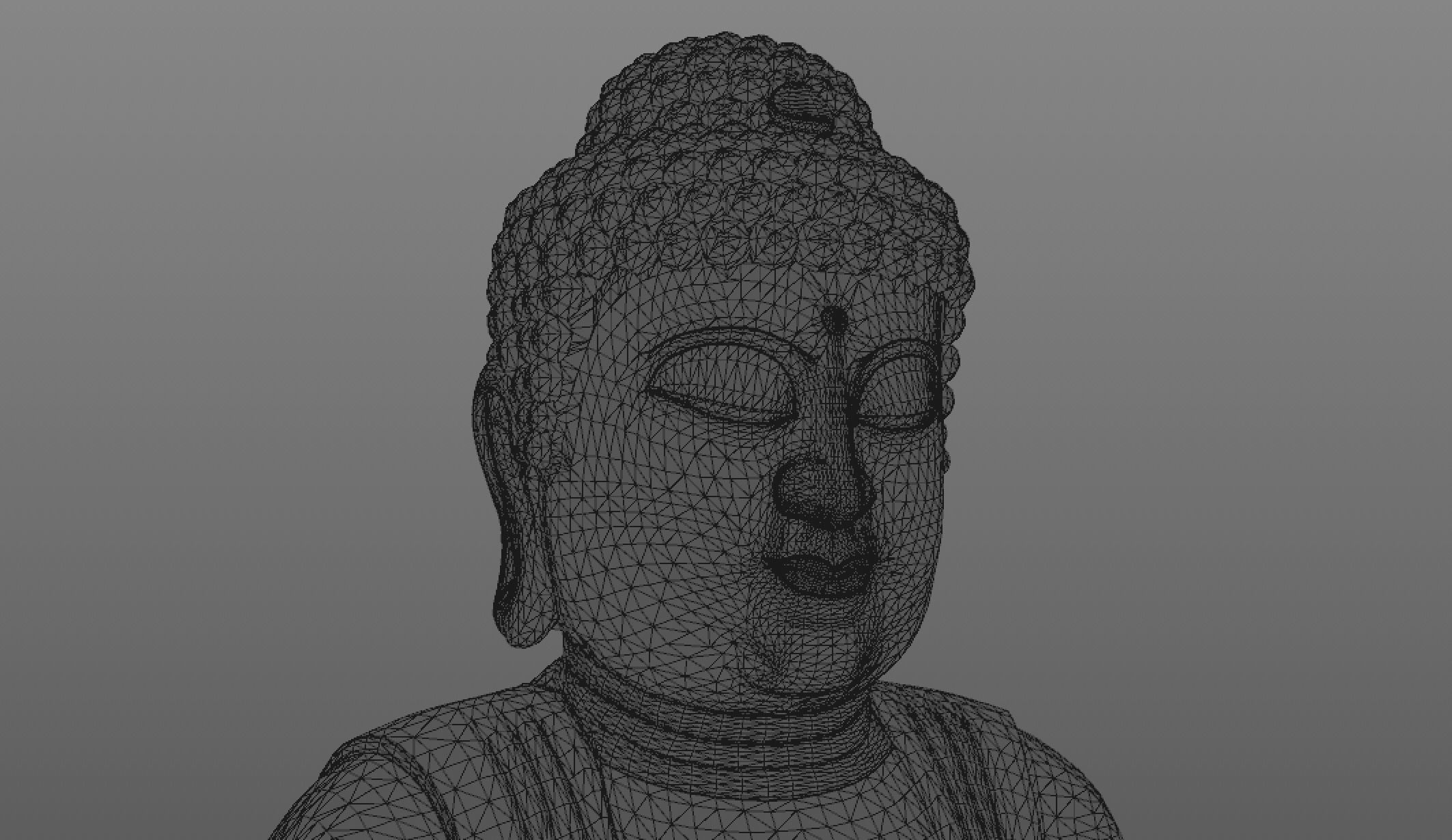 Buddha Statue 3D model_8