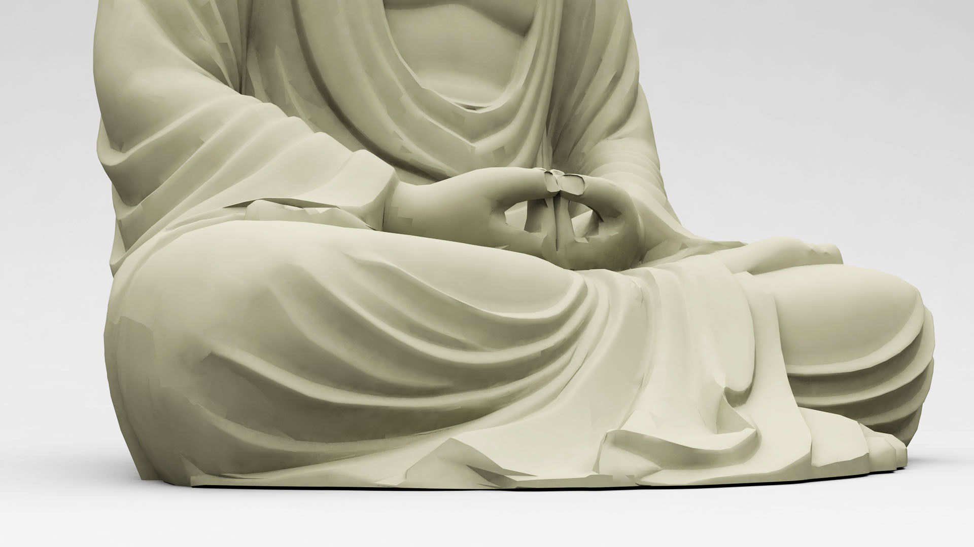 Buddha Statue 3D model_5