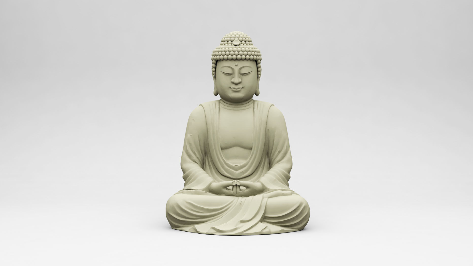 Buddha Statue 3D model_1