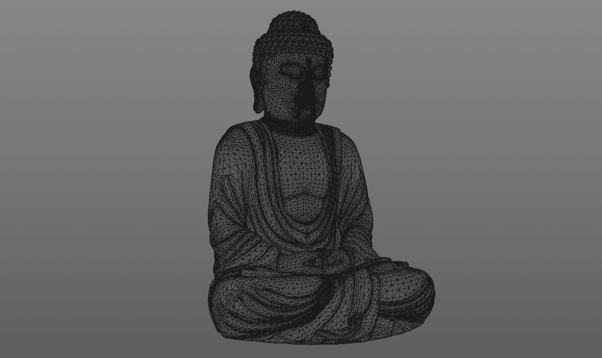Buddha Statue 3D model_7