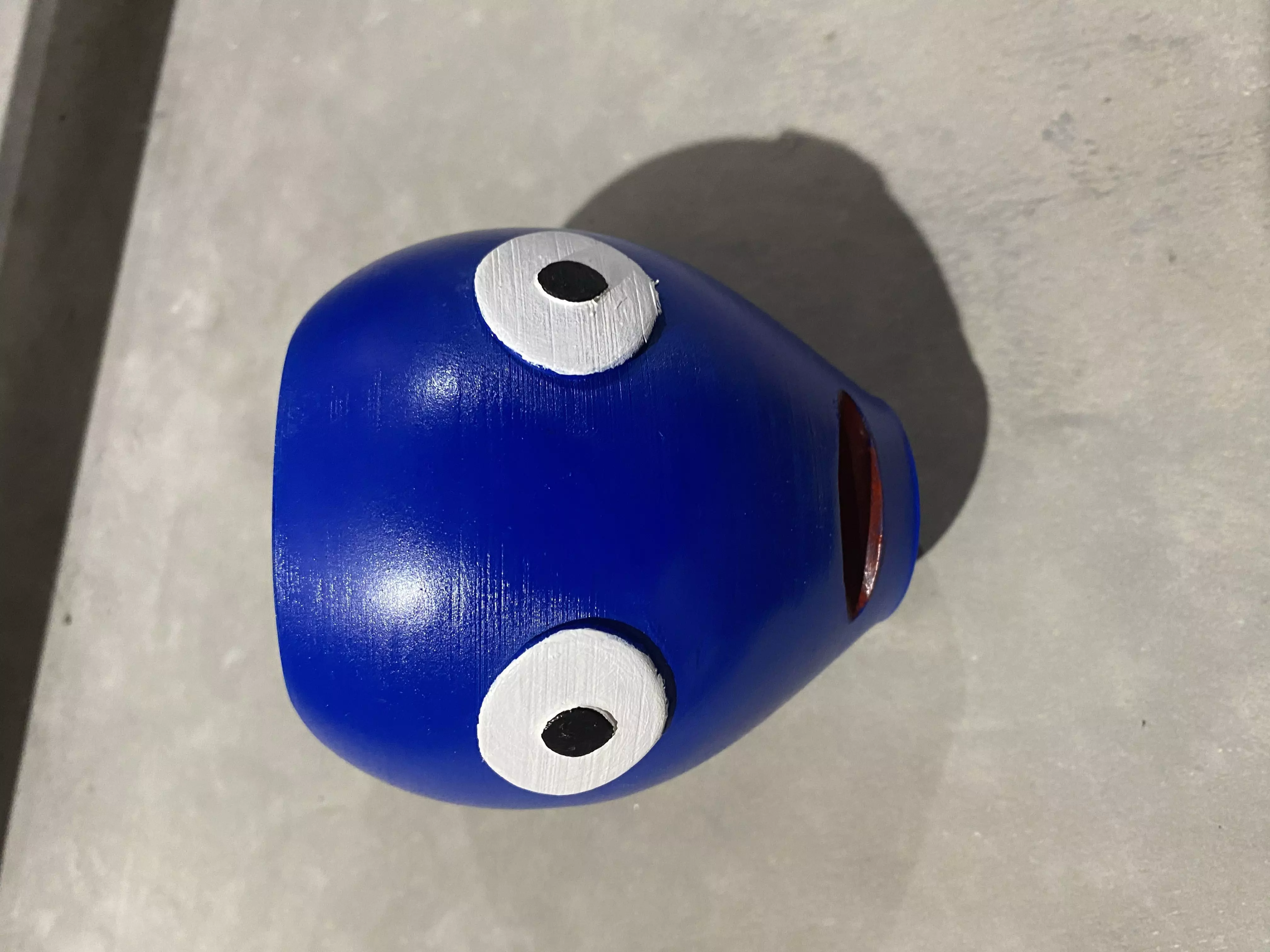 Blue Pikmin Planter 3D print model_0
