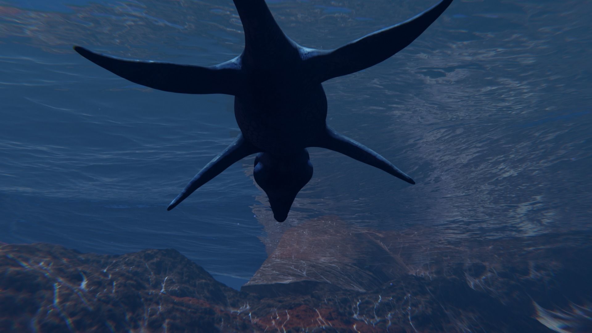 Liopleurodon dinosaur 3D model_5