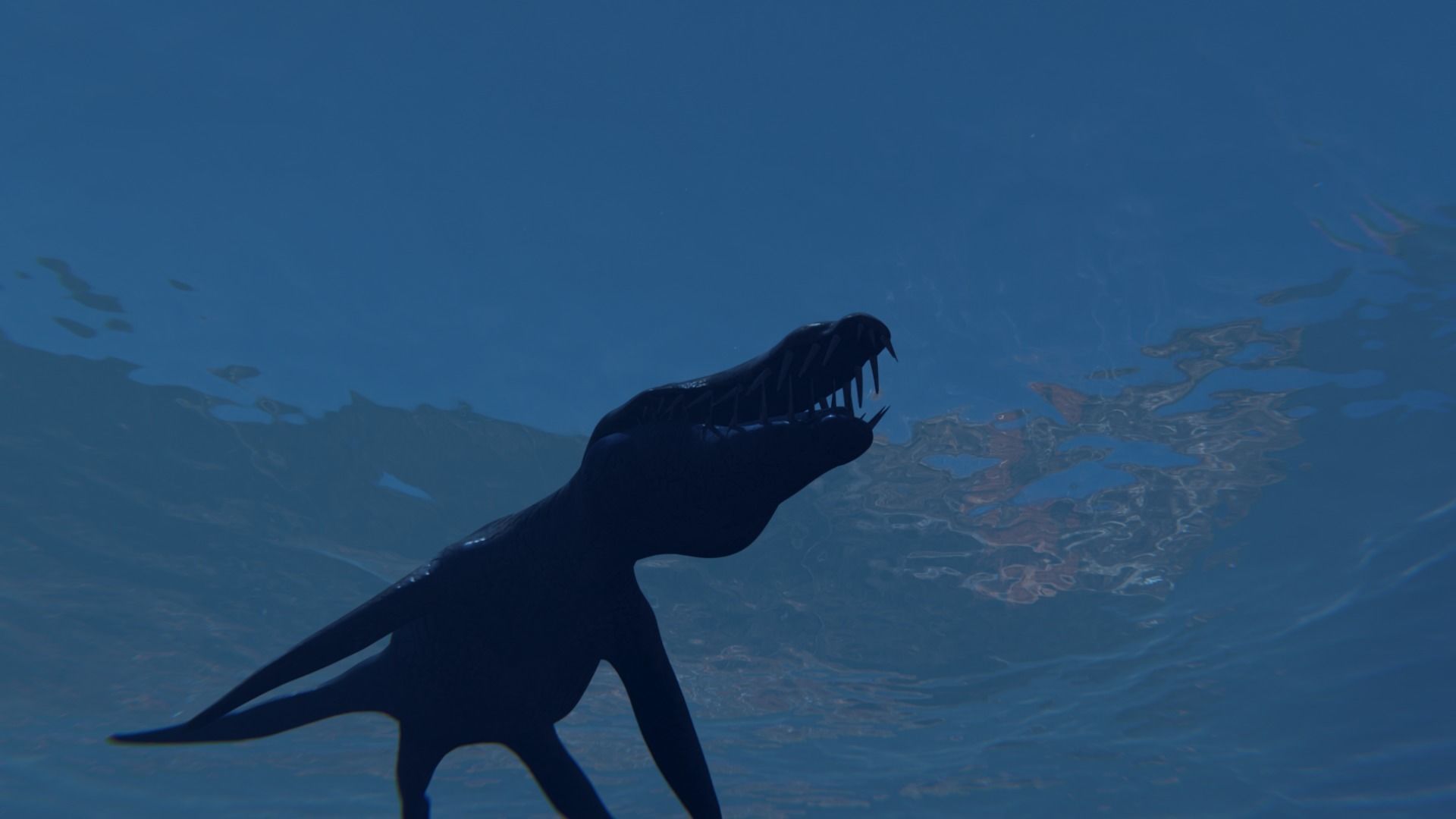 Liopleurodon dinosaur 3D model_7