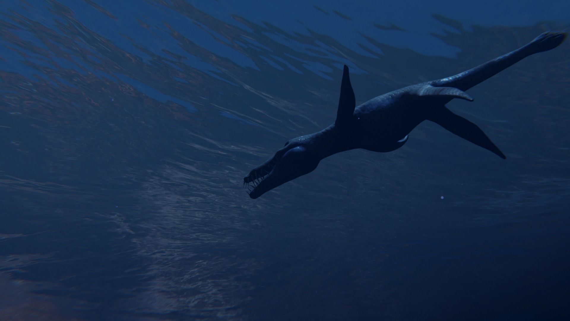 Liopleurodon dinosaur 3D model_4