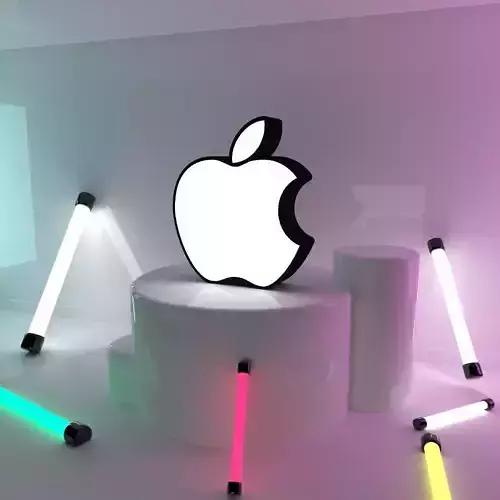 APPLE DECORATIVE LAMP 3D print model