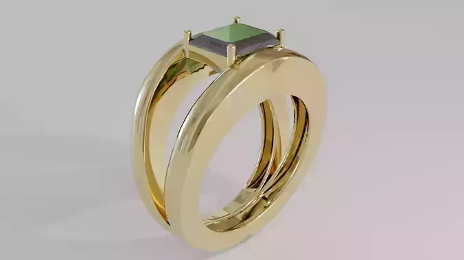 Big emerald ring 