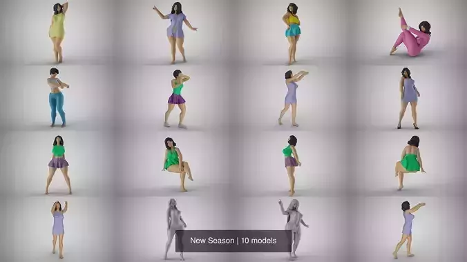 New Season 3D Model Collection