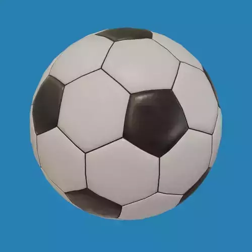 Soccer Ball Low-poly 3D model