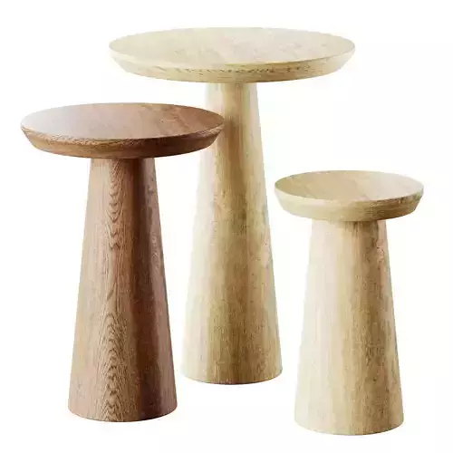 Mckoy Pedestal End Tables by Wade Logan