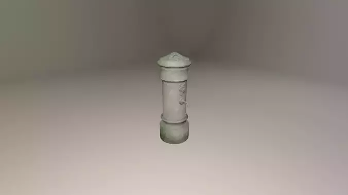 Fountain in Rome Low-poly 3D model