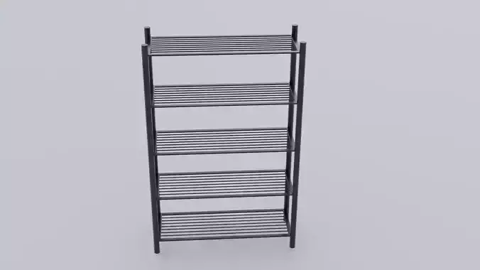 Wire shelf 3D model