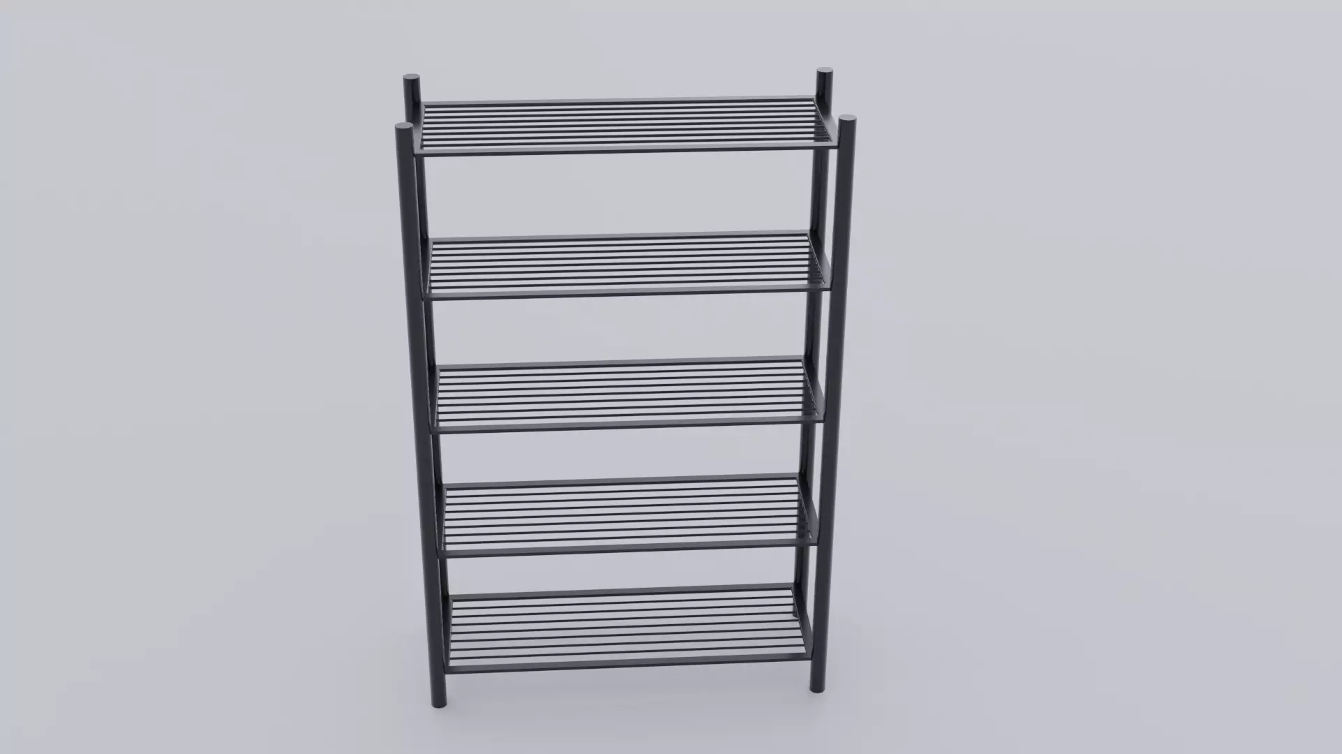 Wire shelf 3D model_0