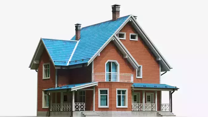 Residential House 55 3D model