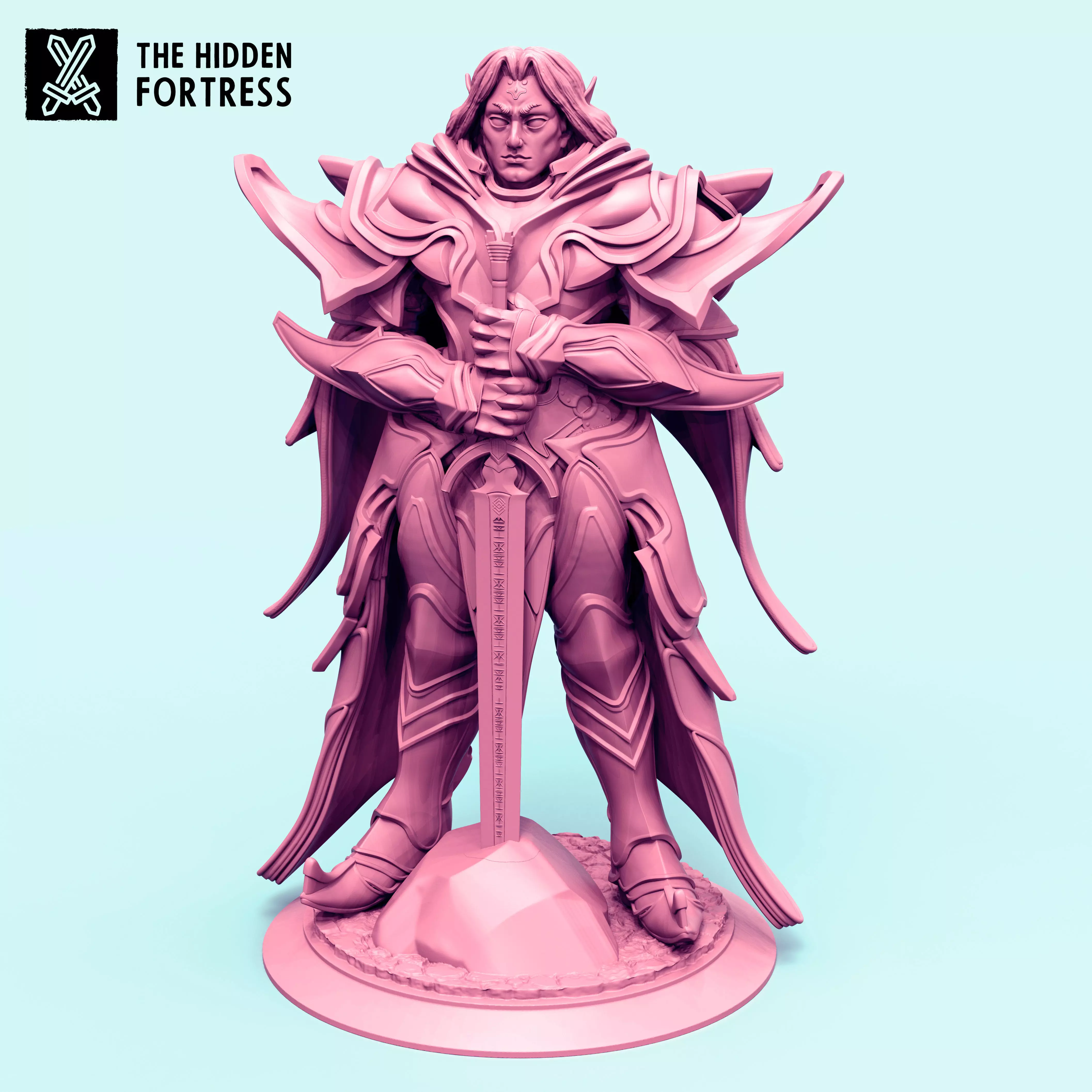 Eoin Elf Paladin 3D print model_0
