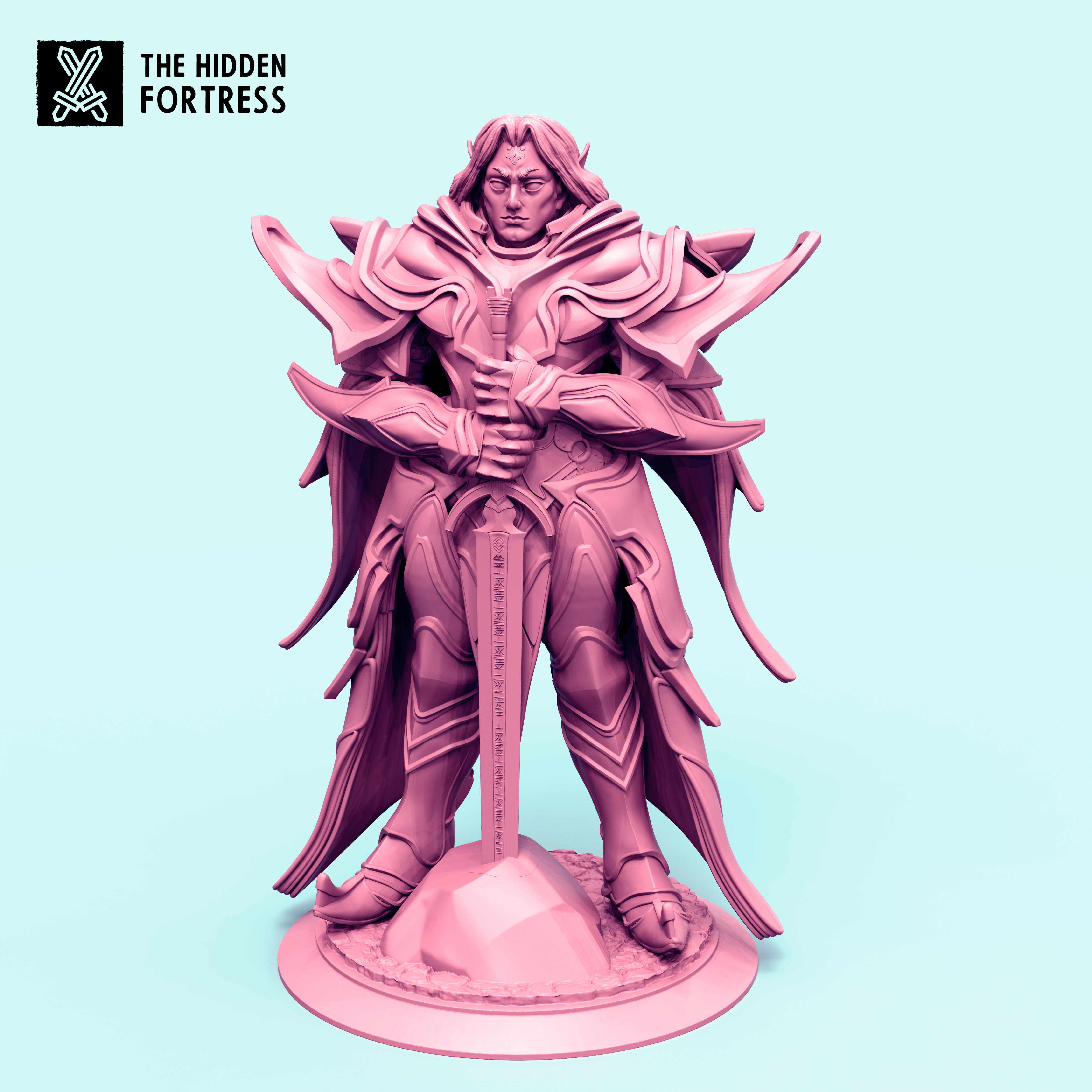 Eoin Elf Paladin 3D print model_3