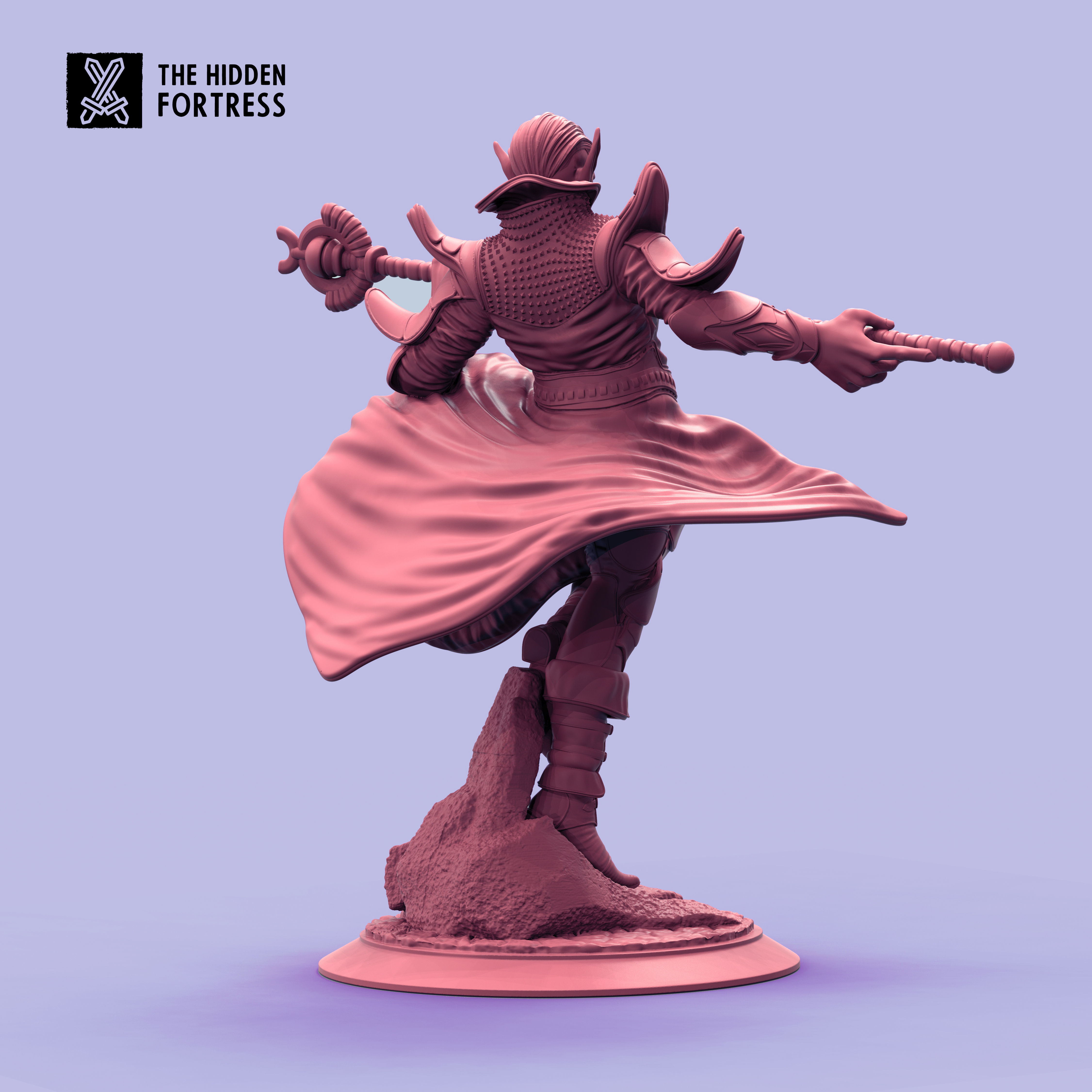 Alerond Elf Mage 3D print model_2