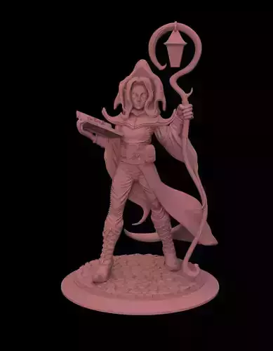 Female mage Miniature