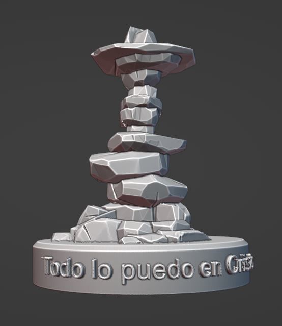 Todo lo puedo en Cristo - SUD - monticulos 3D print model_1