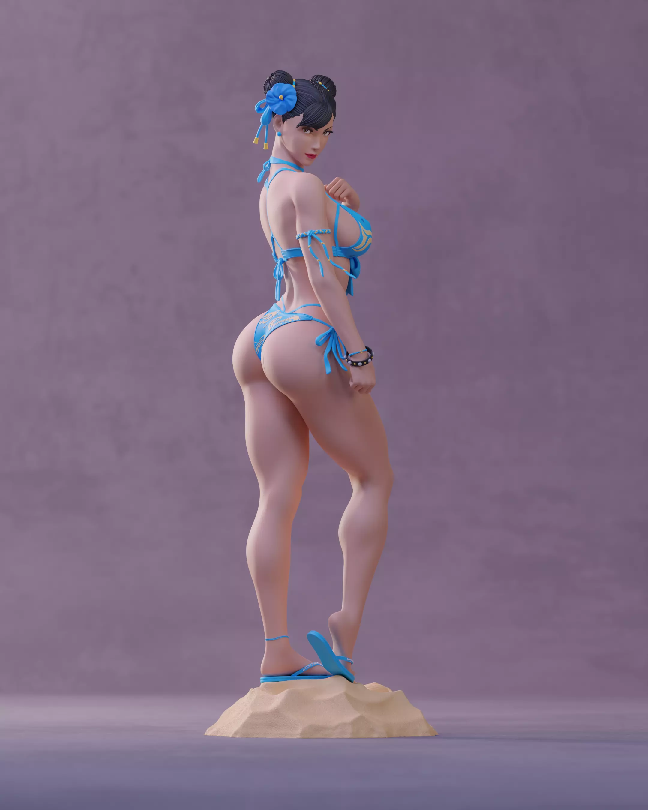 Chun-Li Bikini 3D print model