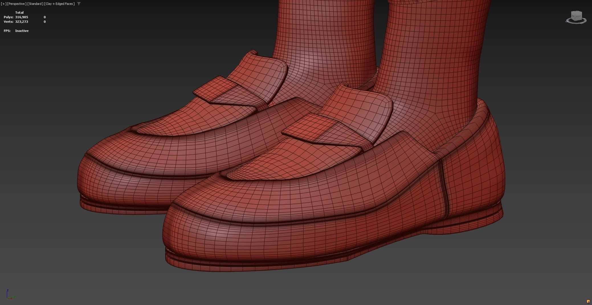 Medieval Village Character 3D model_21