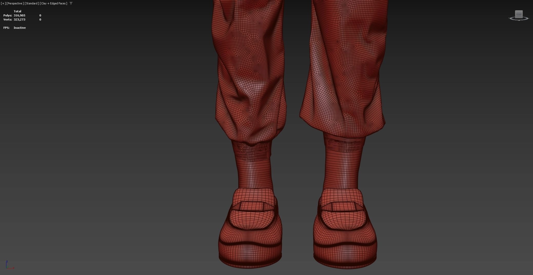 Medieval Village Character 3D model_20