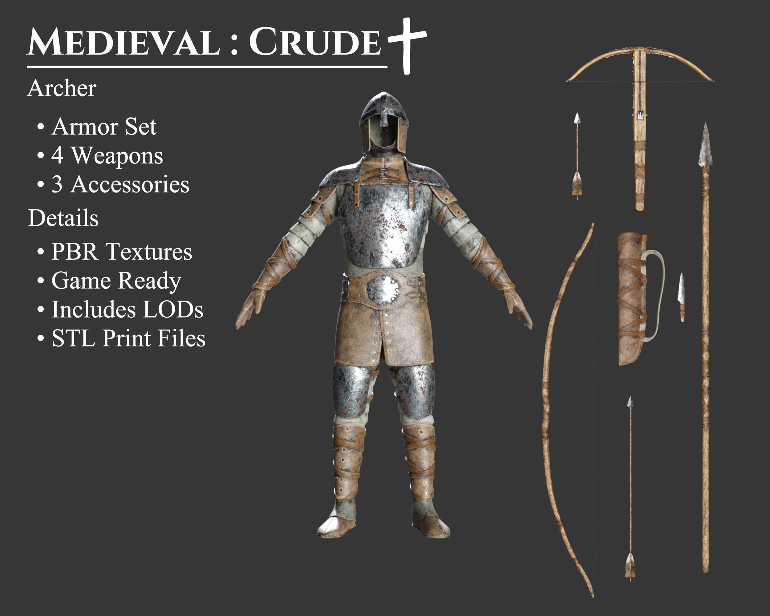 Medieval Collection Crude Archer _1