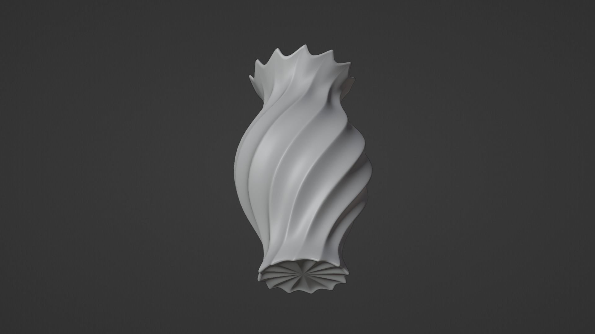 Vase porcelain 4 3D model_9