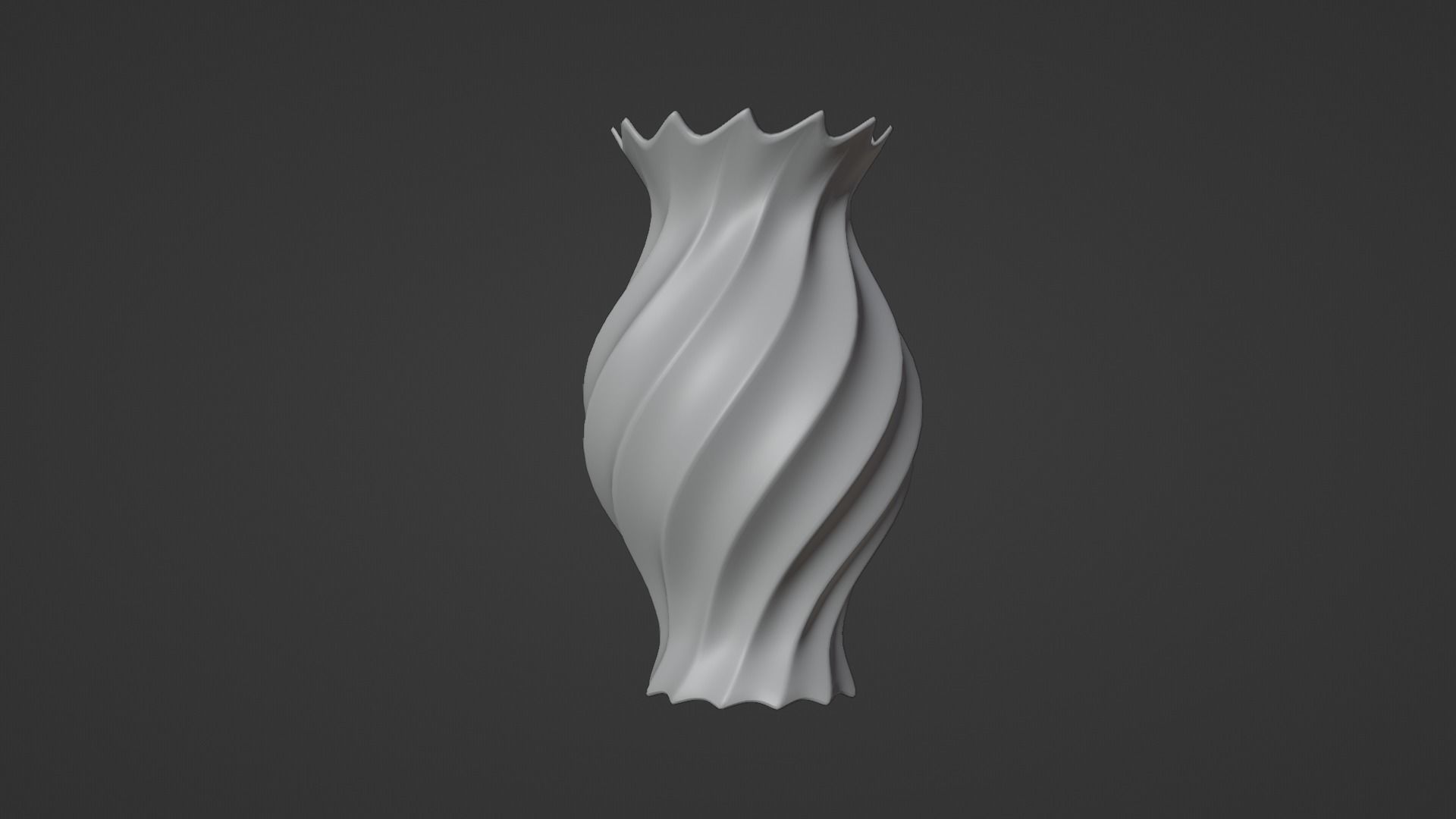 Vase porcelain 4 3D model_6