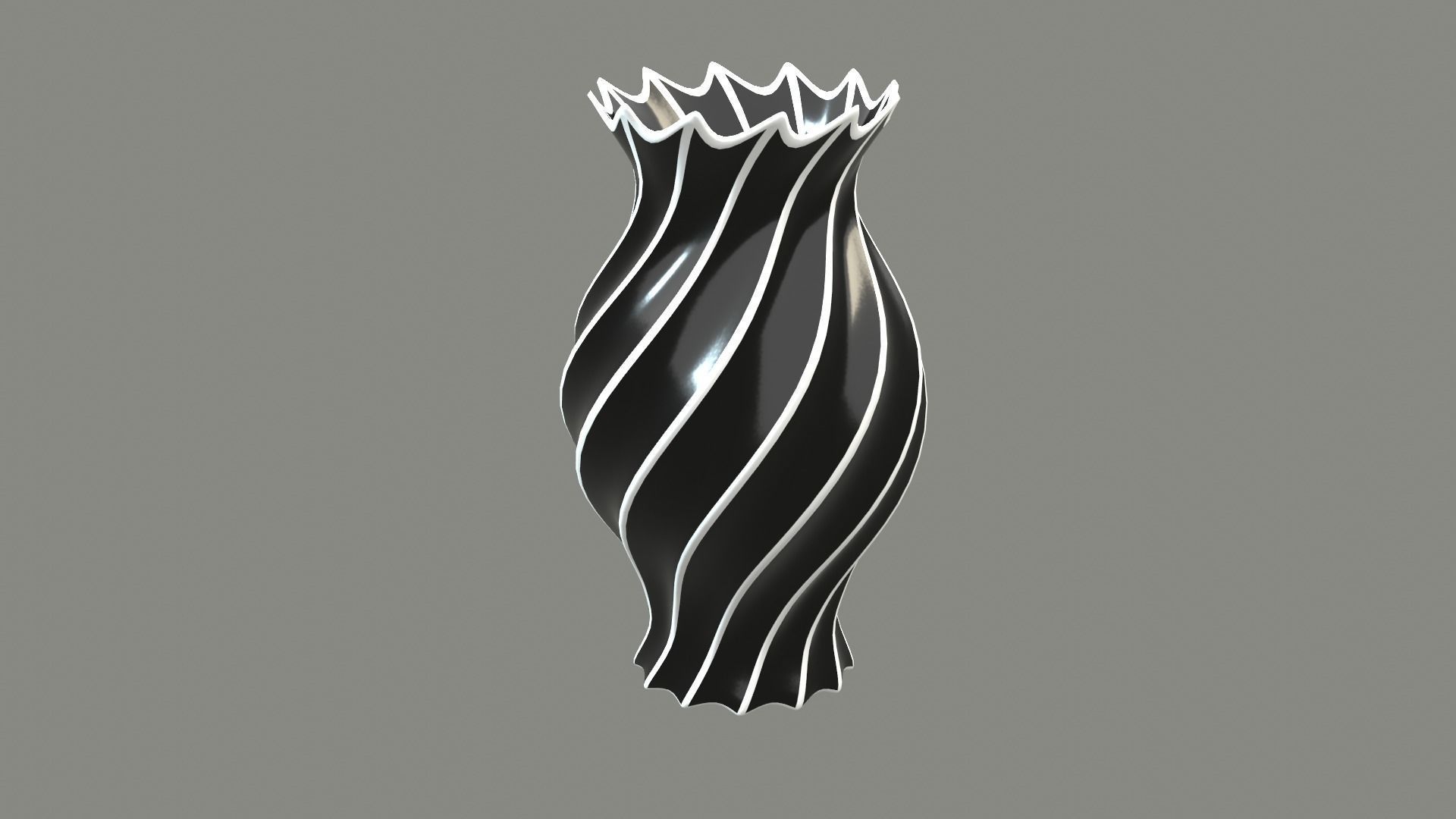 Vase porcelain 4 3D model_28