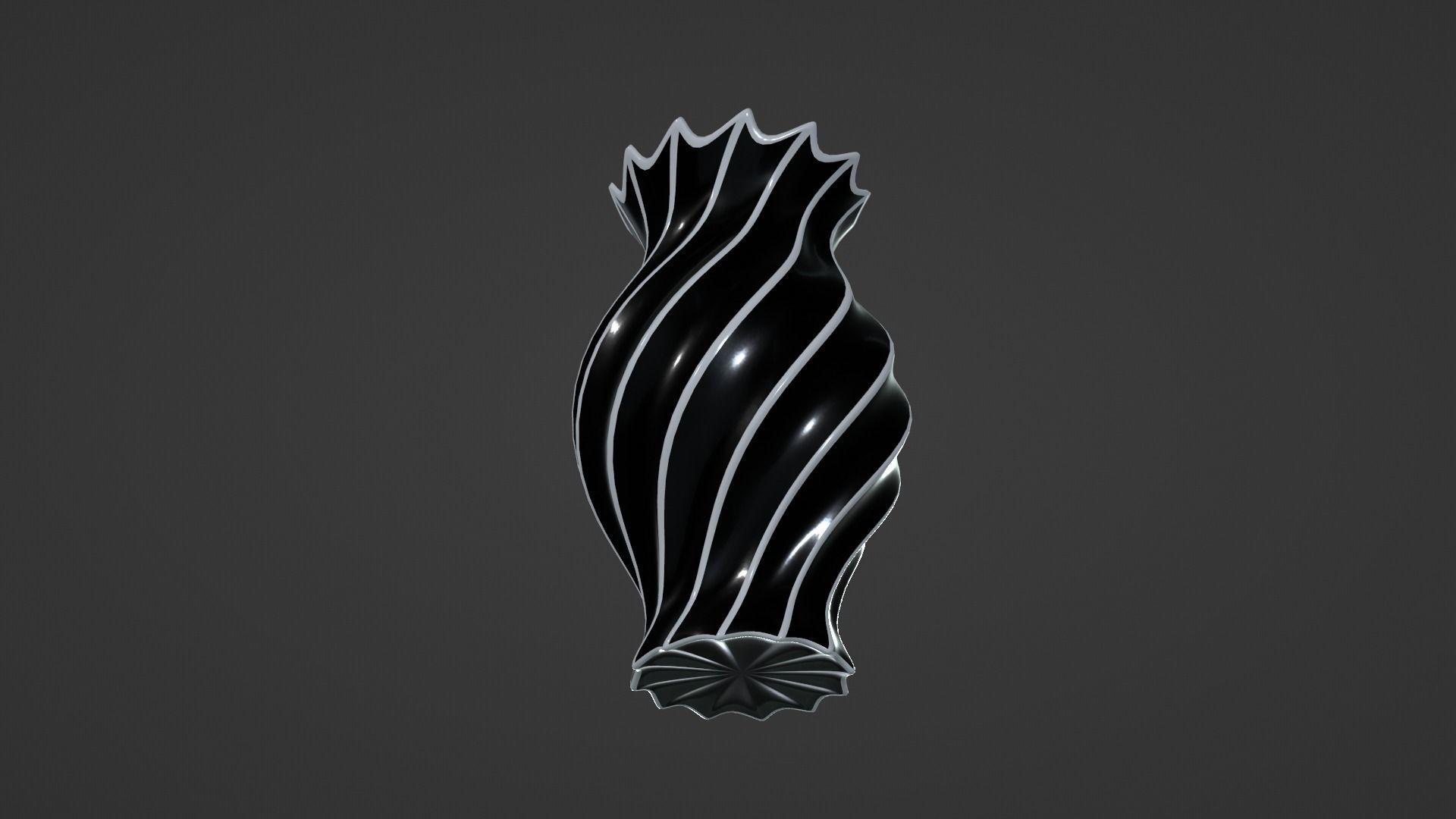 Vase porcelain 4 3D model_10