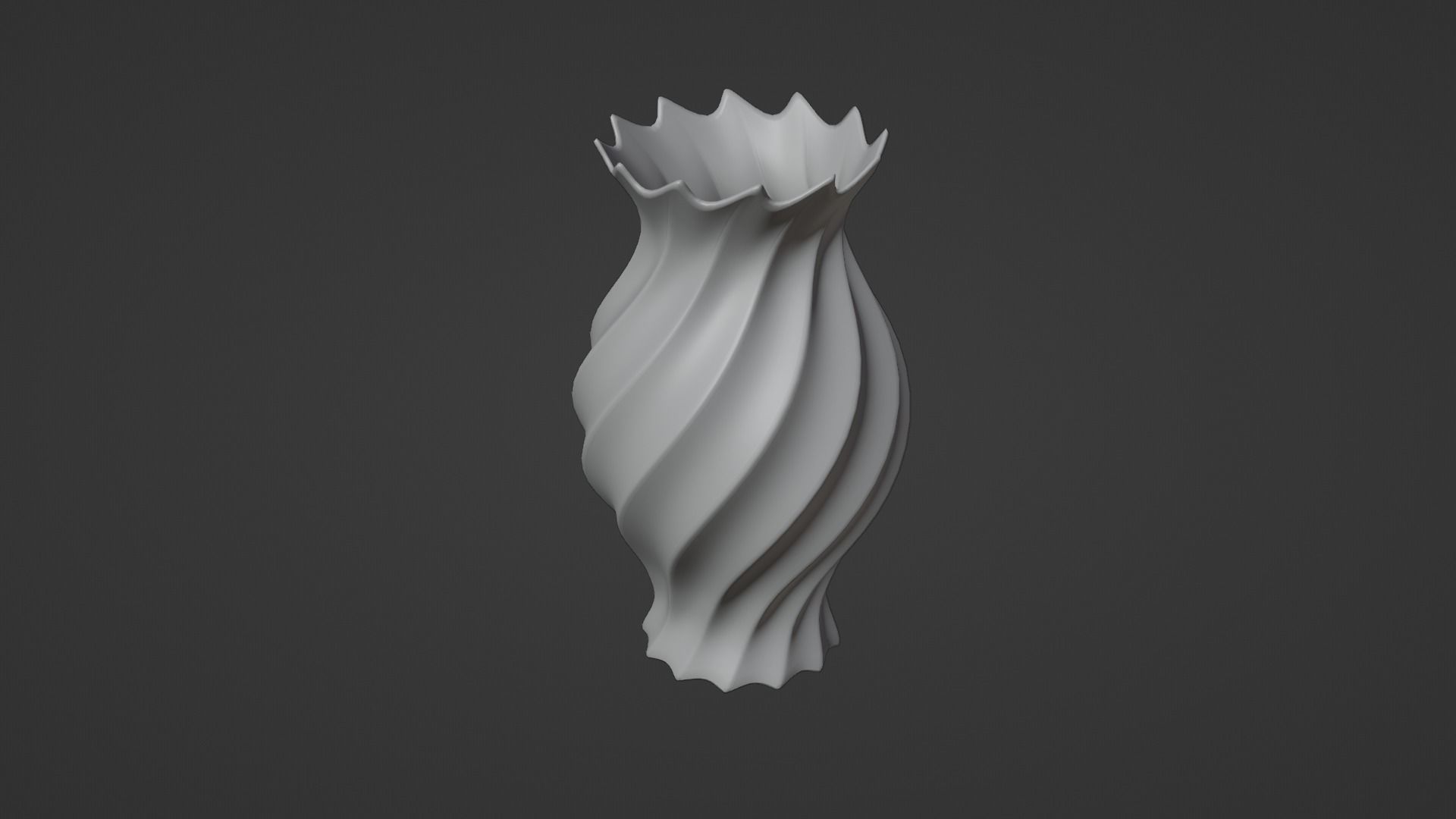 Vase porcelain 4 3D model_2