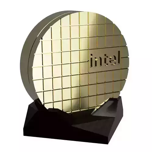 Intel wafer storage box gaming decor  3D print model
