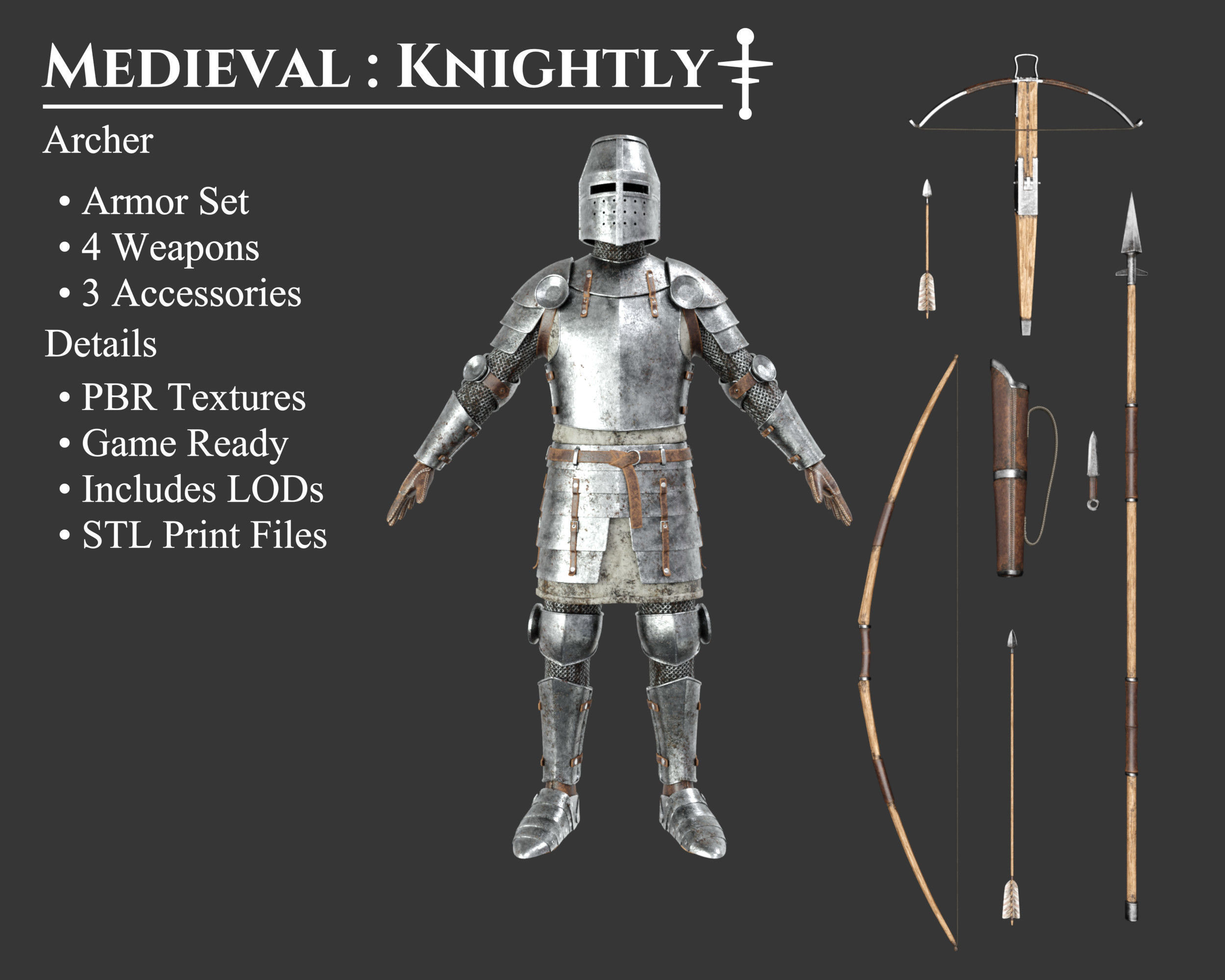 Medieval Collection Knightly Archer _1