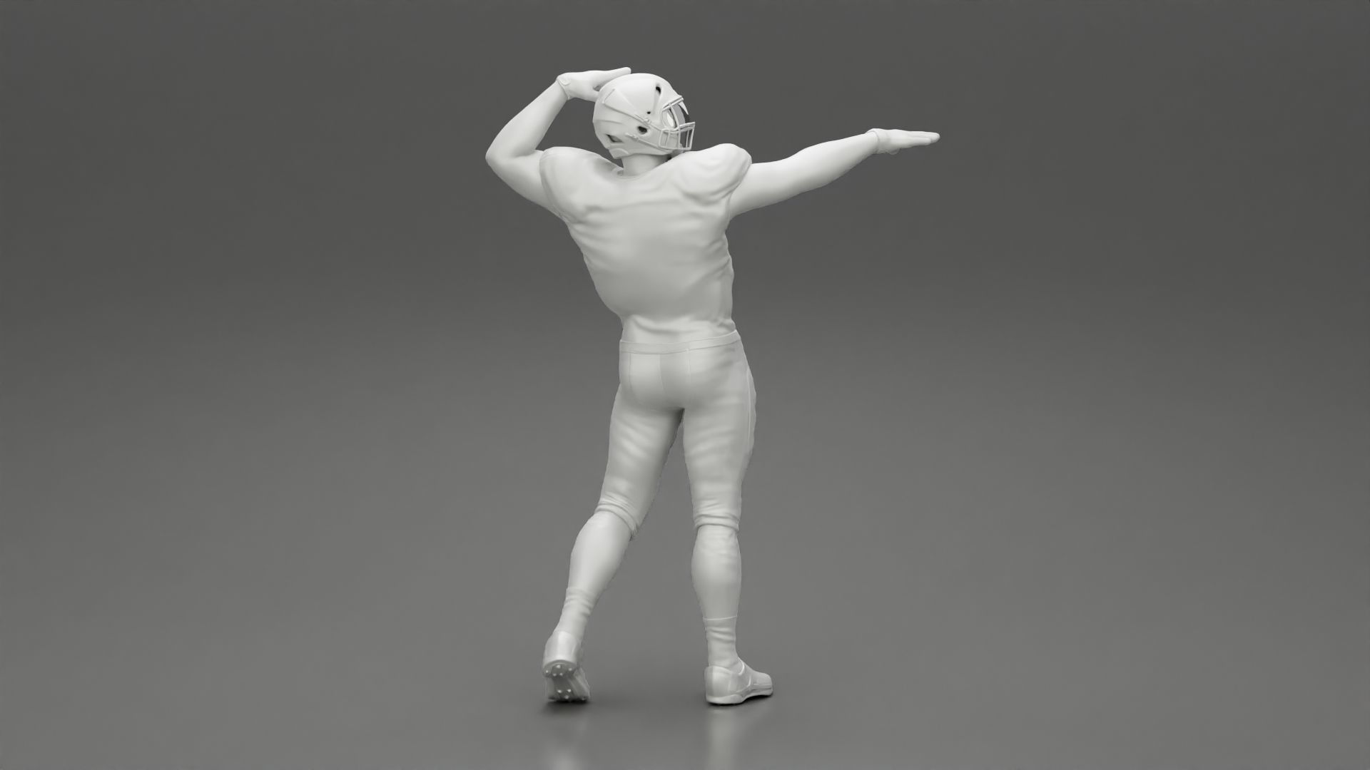 3d Print Model Rugby Rugby player celebrates 3D model 3D printable | CGTrader
