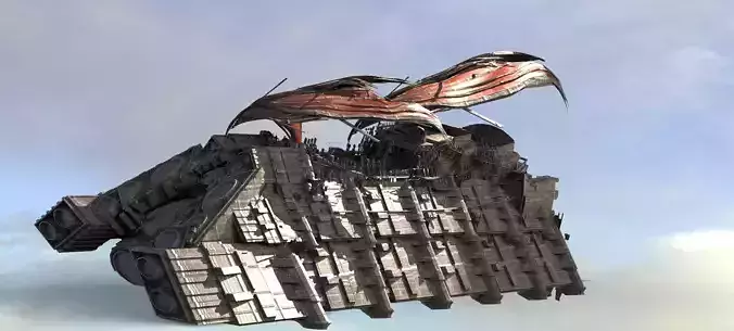 Hutt Desert Sail Barge carrier 