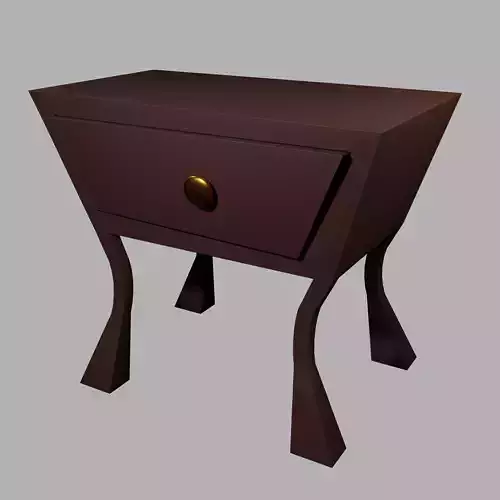 Stylized End Desk