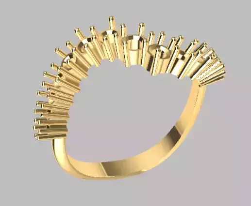 RING ROUND COLORS STONES