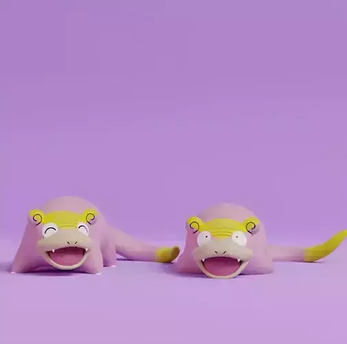 Pokemon - Galarian Slowpoke  with 2 poses 3D print model