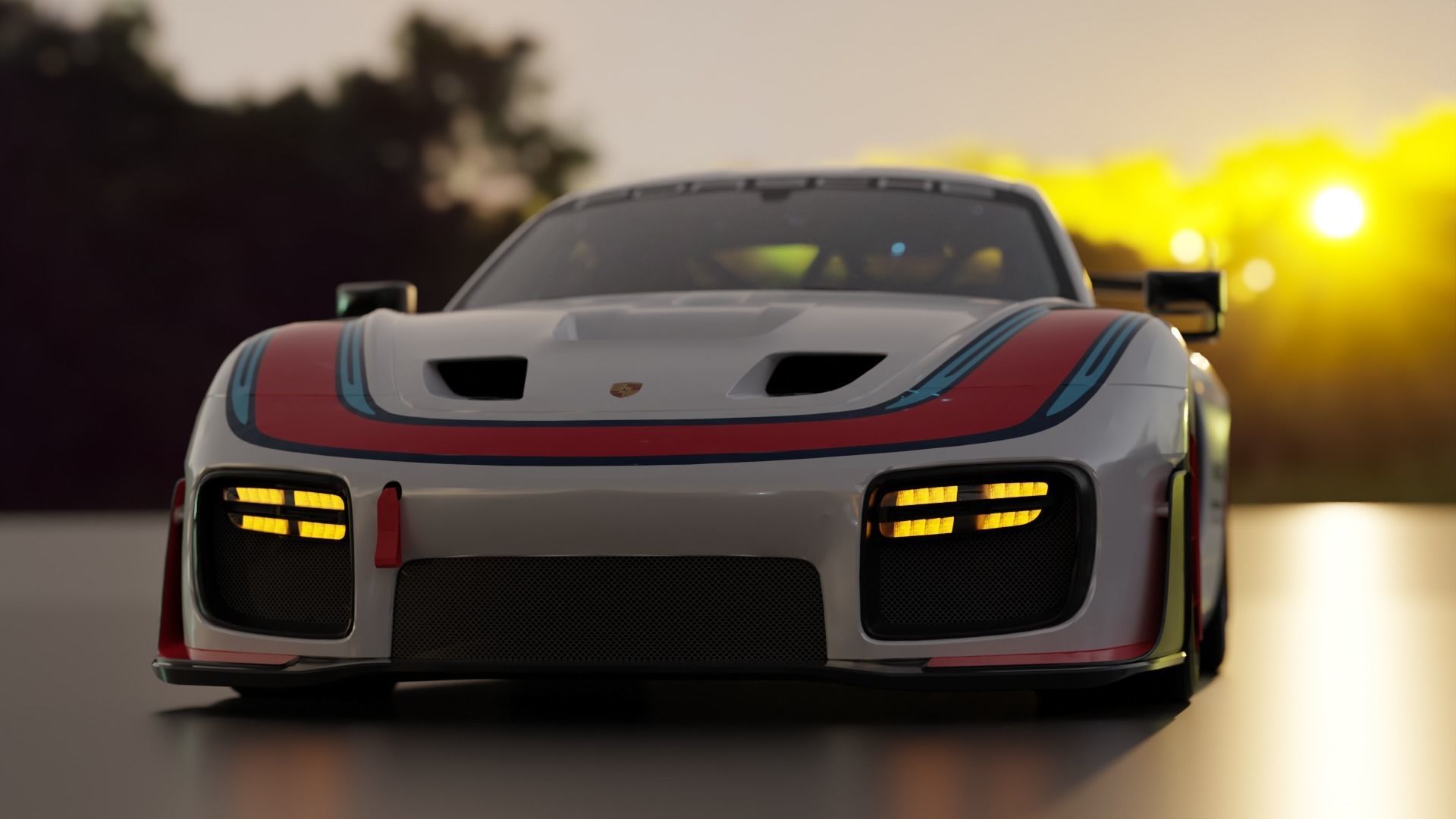2020 Porsche 935 - DMAX Designs 3D model_7